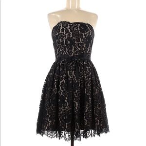 NWT Neiman Marcus for Target Women’s Strapless Party Dress Black and Tan Size 10